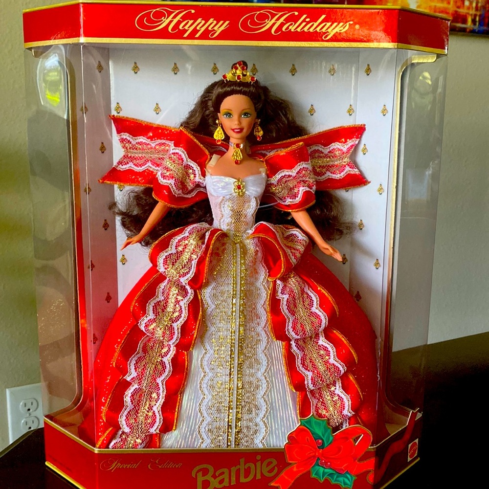 1997 10th Anniversary Happy Holidays Barbie
